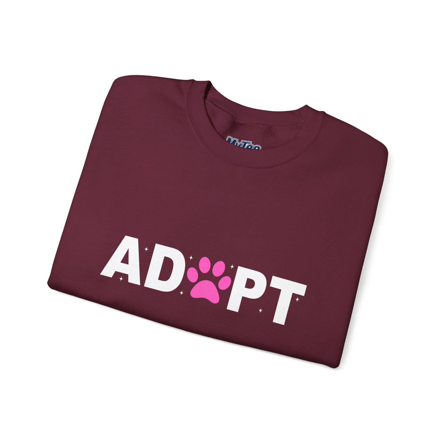 Adopt Themed Unisex Crewneck Sweatshirt - Comfortable Casual Wear