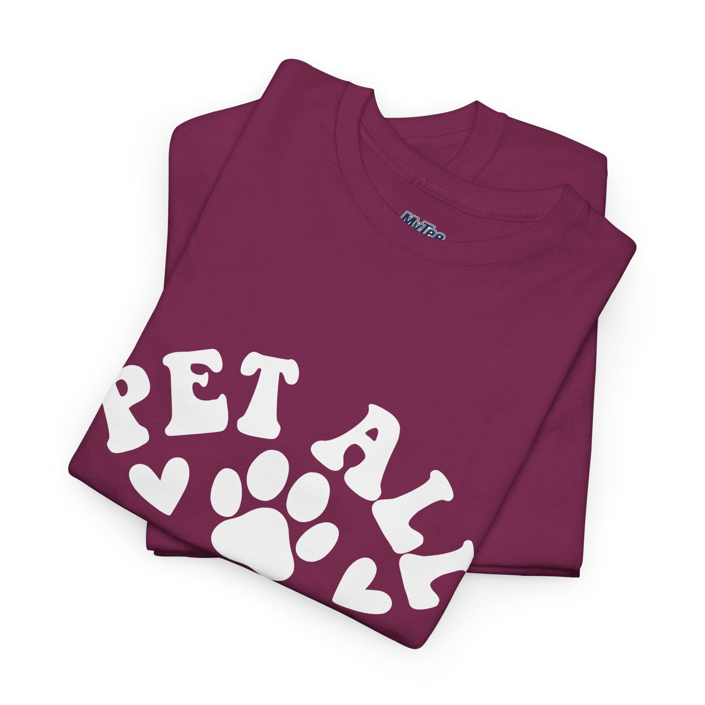 Pet All the Dogs Cotton T-Shirt, Dog Lover Tee