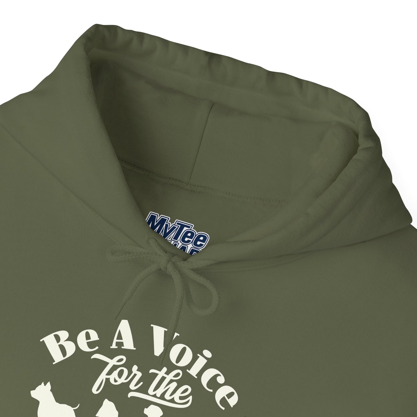 Be A Voice For The Voiceless Unisex Hoodie – Animal Rescue Awareness