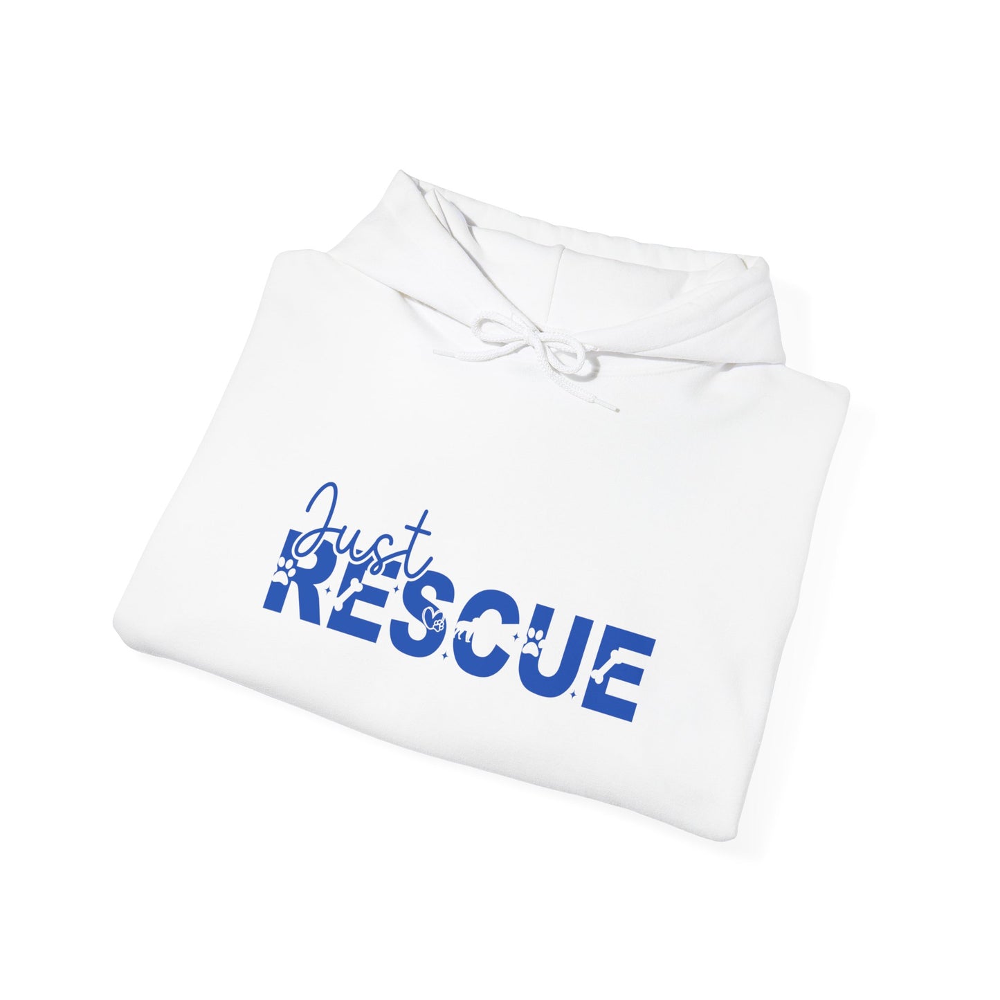 Bold Blue Just Rescue Unisex Hoodie – Speak For The Voiceless