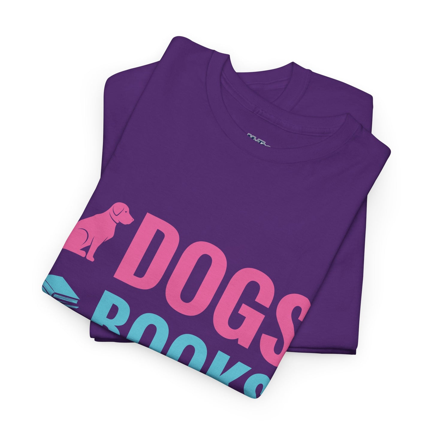 Dogs, Books, And Coffee Unisex Cotton T-Shirt | Dog Lover