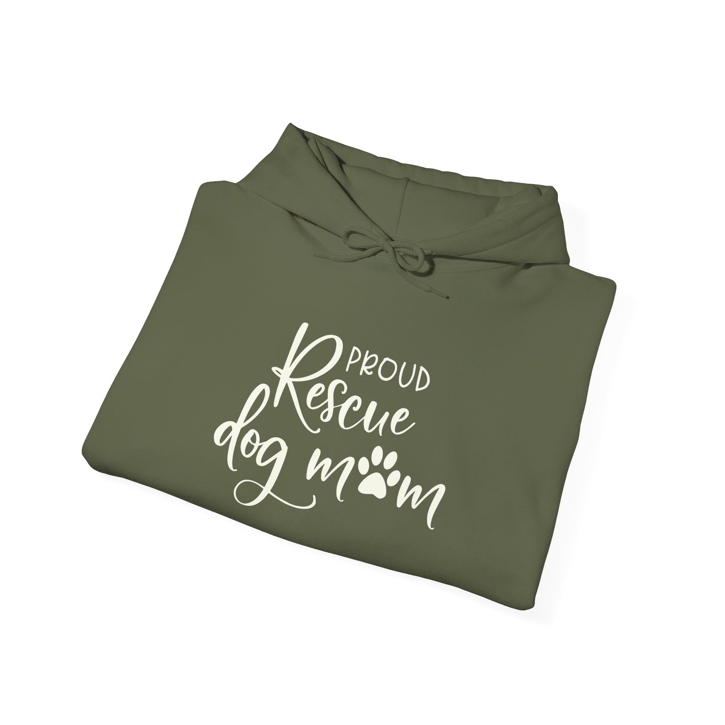 Proud Rescue Dog Mom Hoodie | Dog Mama Gift