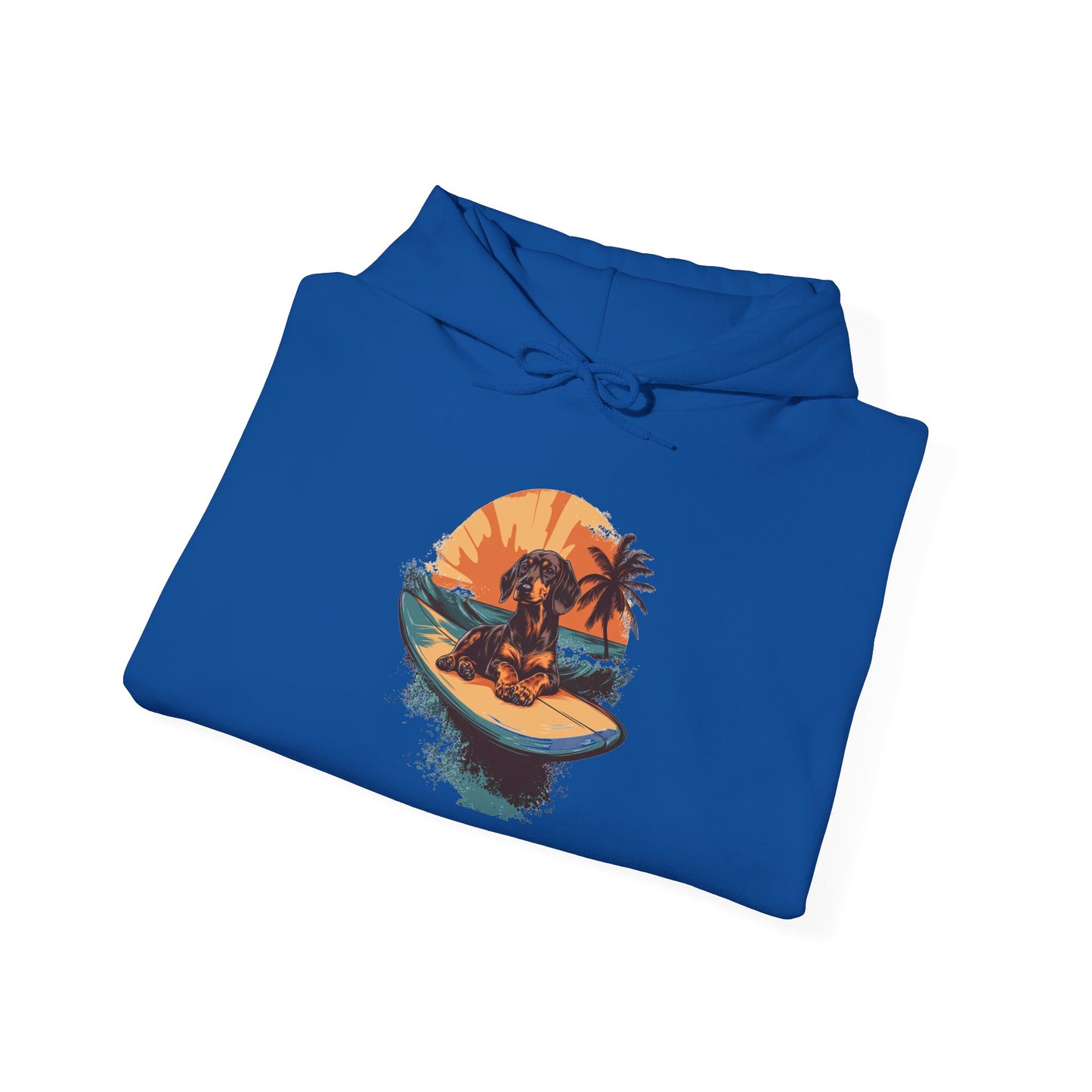 Dachshund Sunset Unisex Hoodie – Chill Pup Style For Dog Lovers