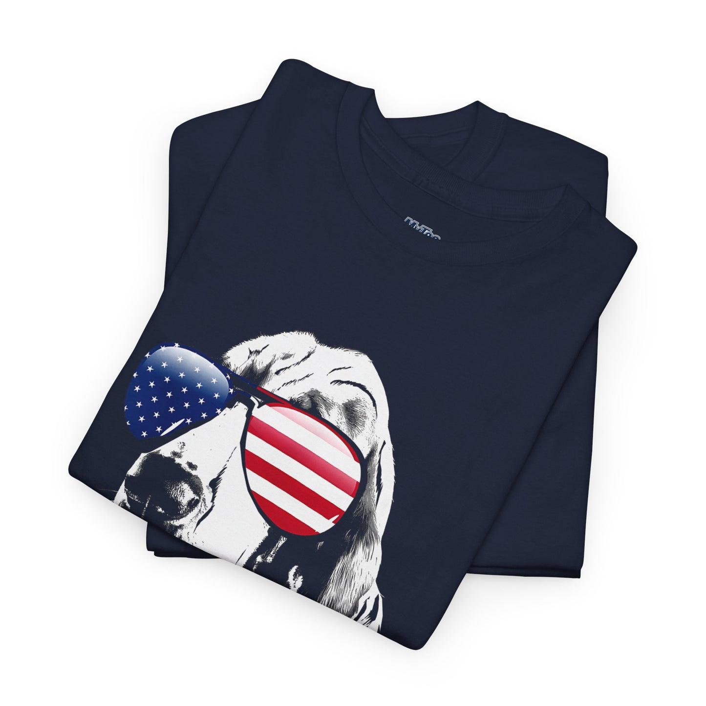 Patriotic Basset Hound With Sunglasses Unisex T-Shirt