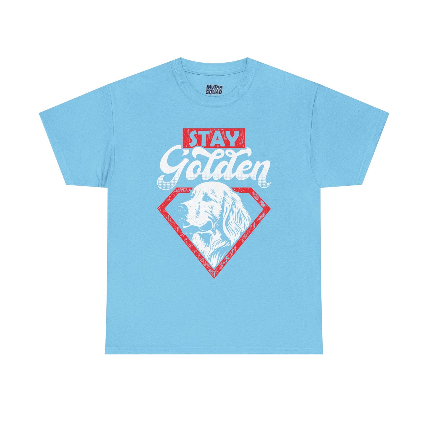 Stay Golden Unisex Cotton T-Shirt | Best Gift For Dog Lover