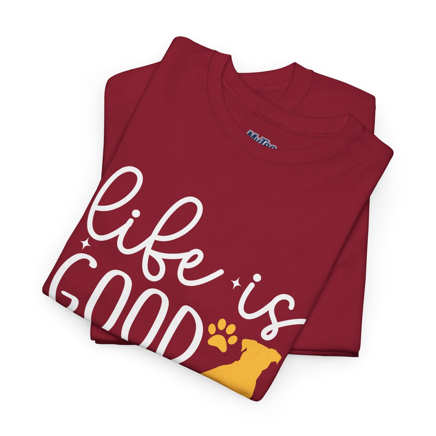 "Life Is Good With My Rescue Dog" Unisex T-Shirt | Dog Lover Gift