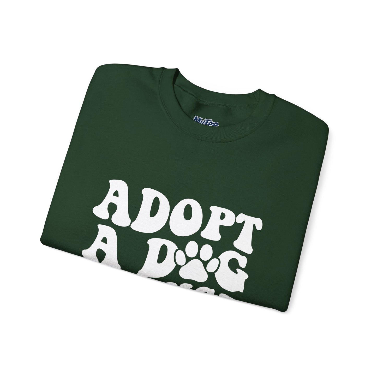 Adopt A Dog Change A Life Crewneck Sweatshirt