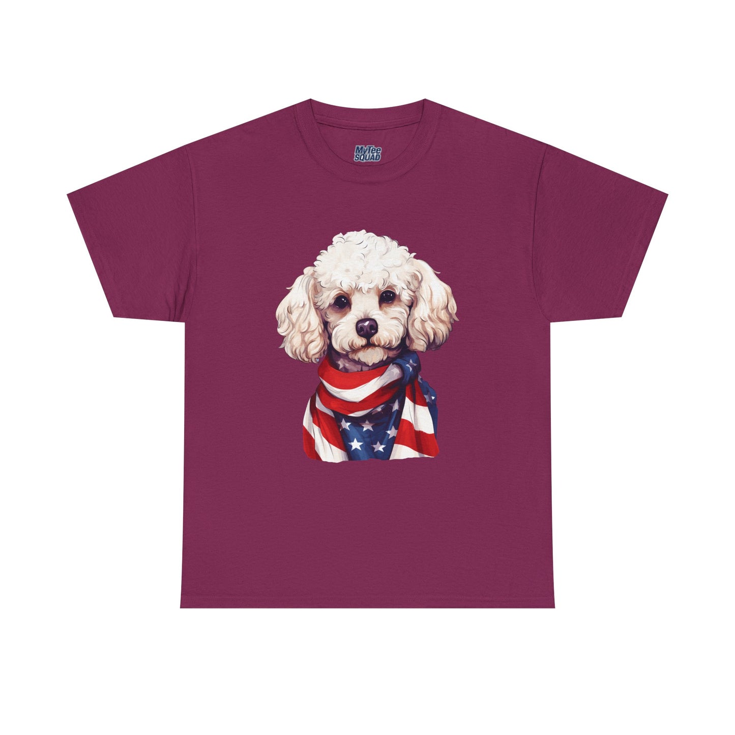 Patriotic Poodle Unisex T-Shirt