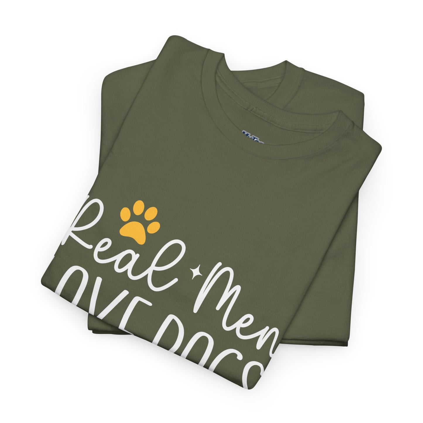 Real Men Love Dogs Cotton T-Shirts | Dog Lover