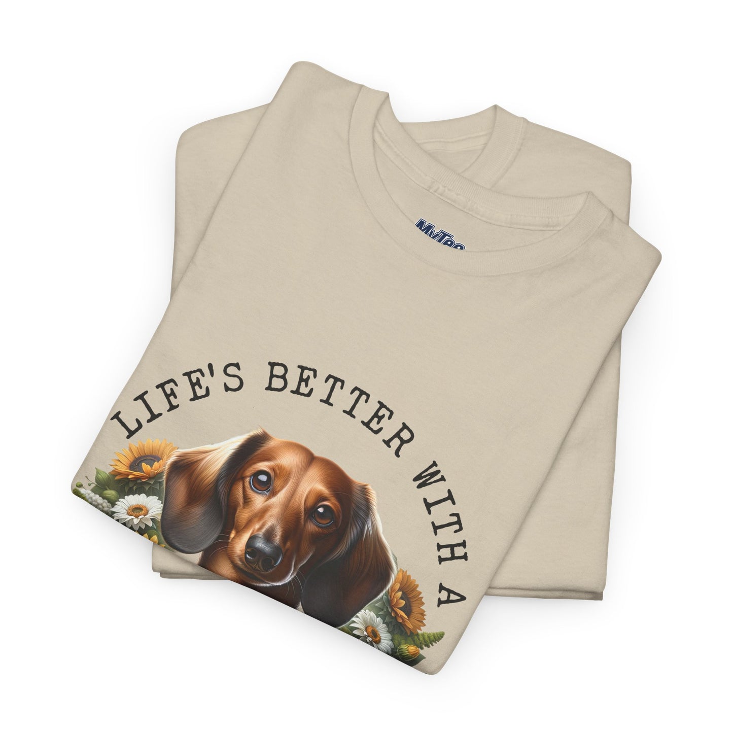 Dachshund Sunflower Unisex T-Shirt