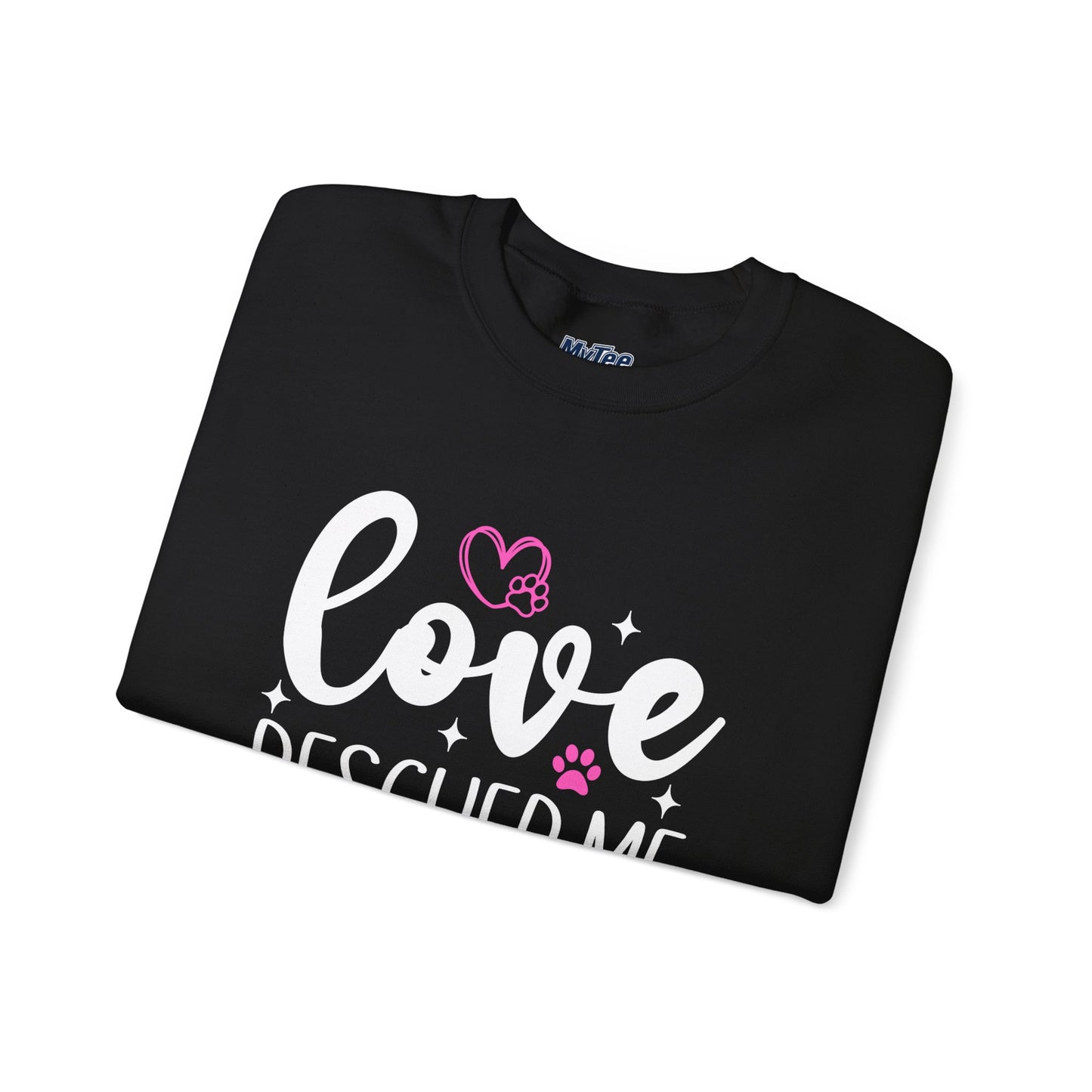Love Rescued Me Unisex Sweatshirt – Heartfelt Dog Adoption Apparel