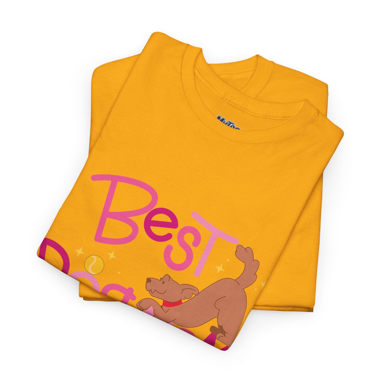 Best Dog Mom Ever Cotton T-Shirt For Proud Mothers