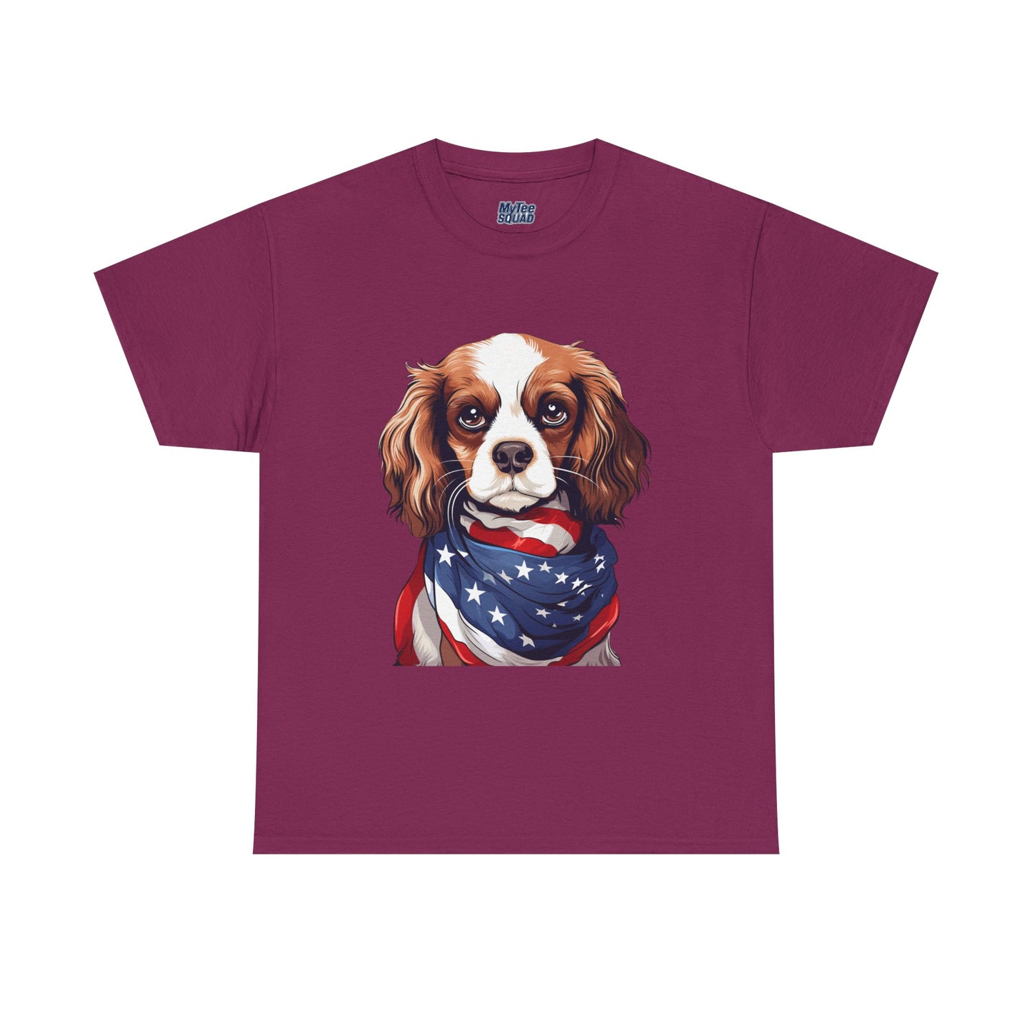 Patriotic Cavalier King Charles Spaniel Unisex T-Shirt