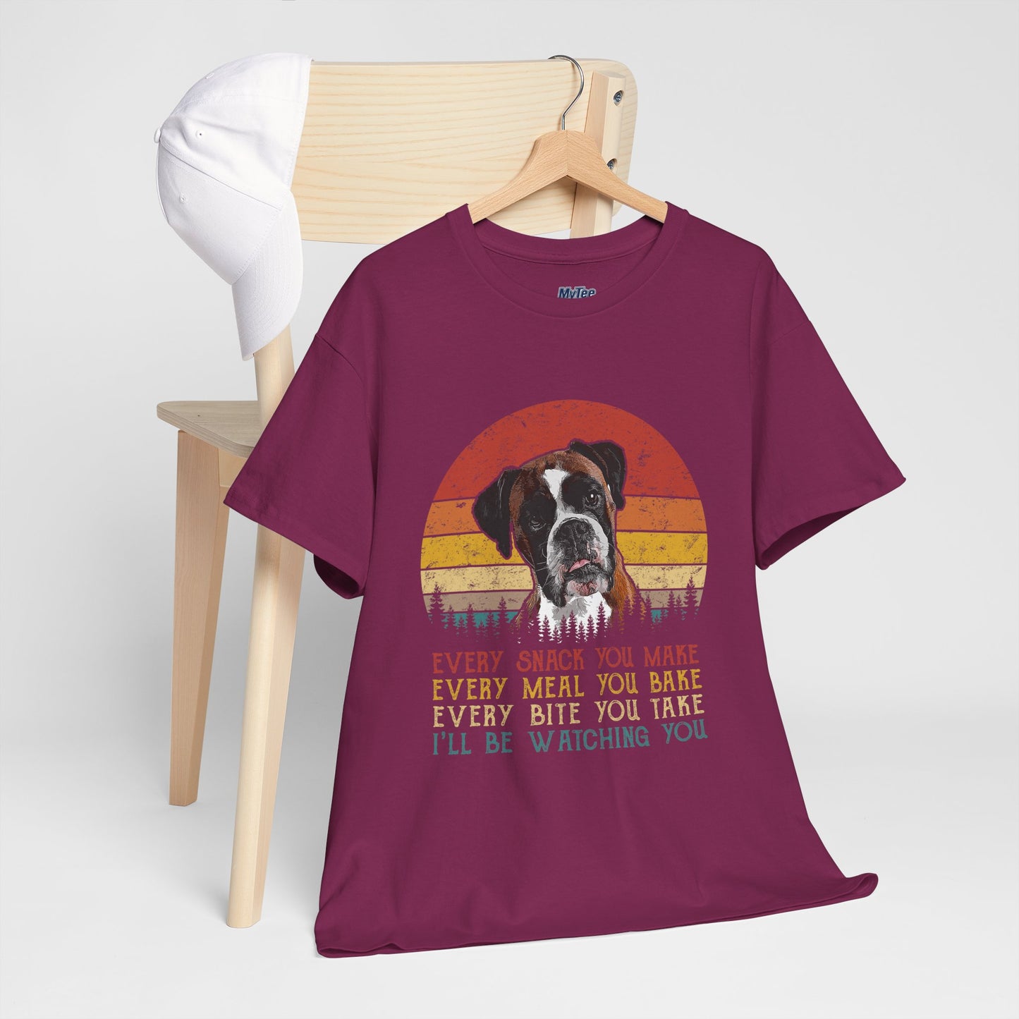 Every Snack You Make Retro Dog Lover - Cotton T-Shirt