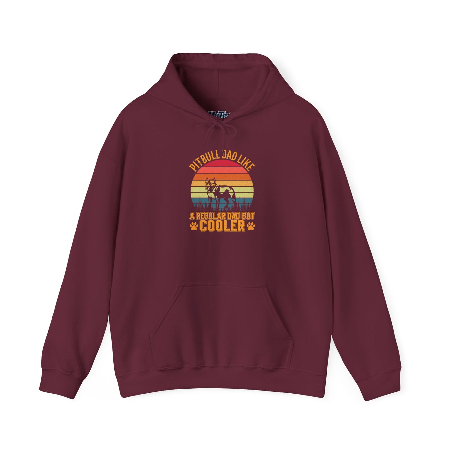 'Pitbull Dad Like A Regular Dad But Cooler' Cozy Hoodie