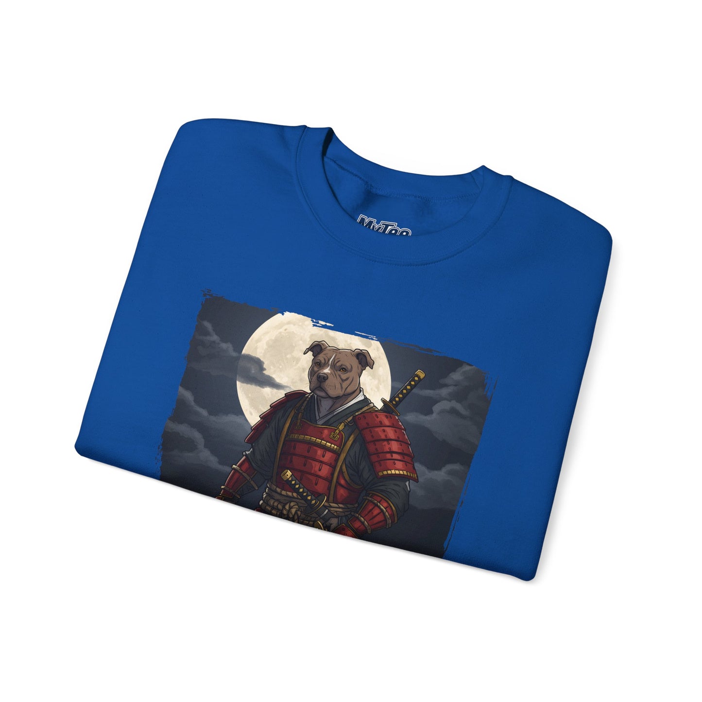 Pitbull Samurai Warrior Sweatshirt | Cozy Crewneck