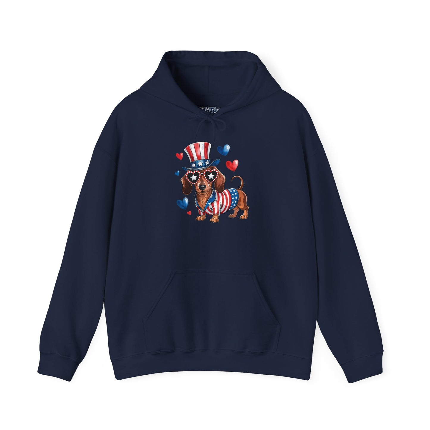 Patriotic Dachshund Unisex Hoodie - Perfect For 4th Of July