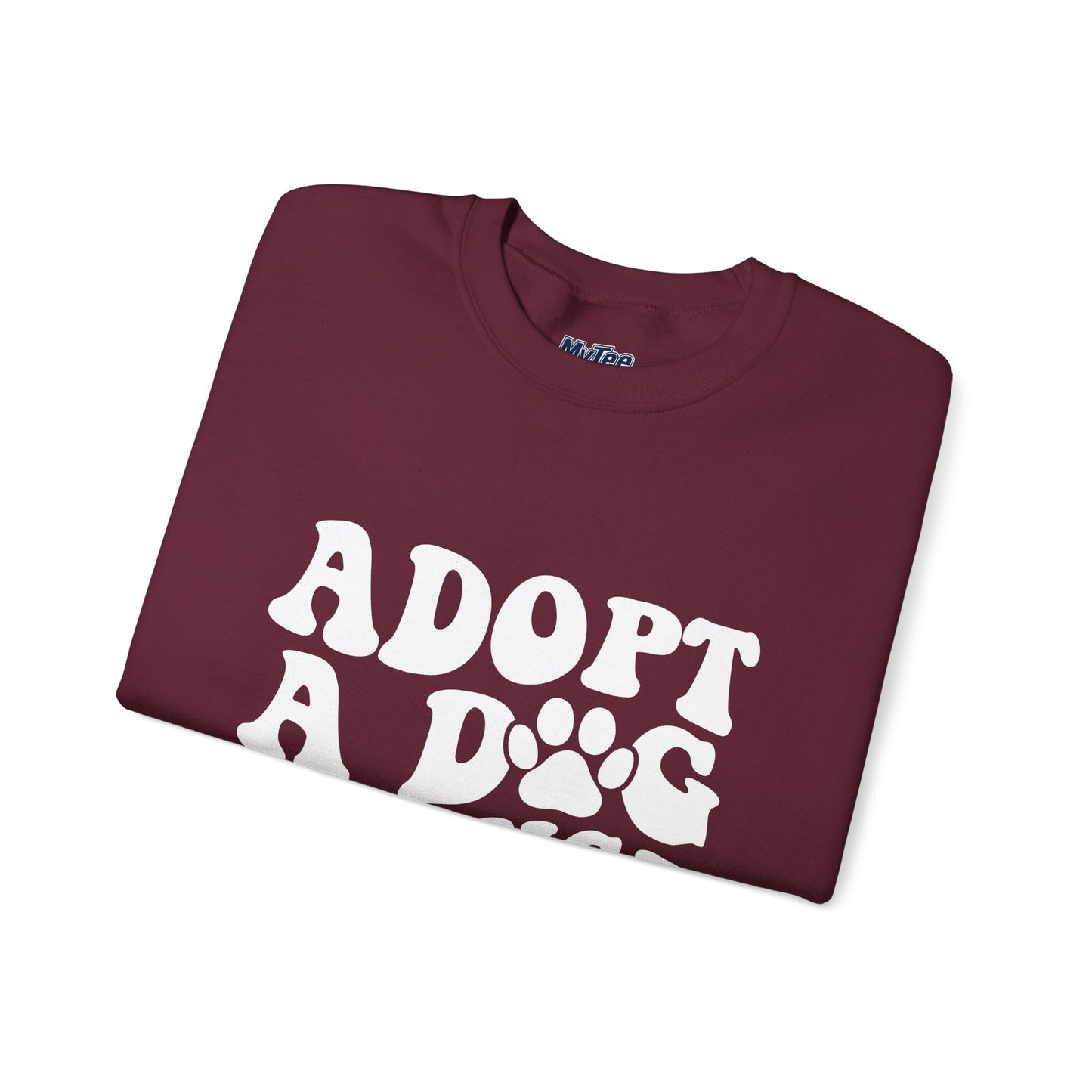 Adopt A Dog Change A Life Crewneck Sweatshirt