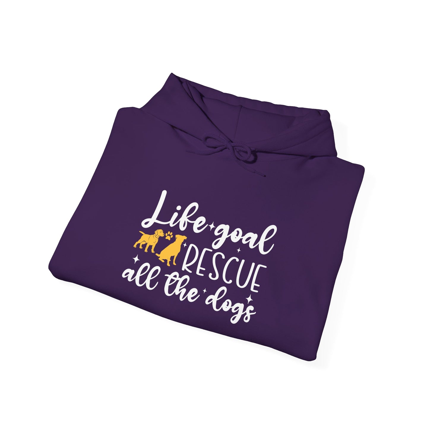 Life Goal Dog Rescue Unisex Hoodie – Cozy & Compassionate