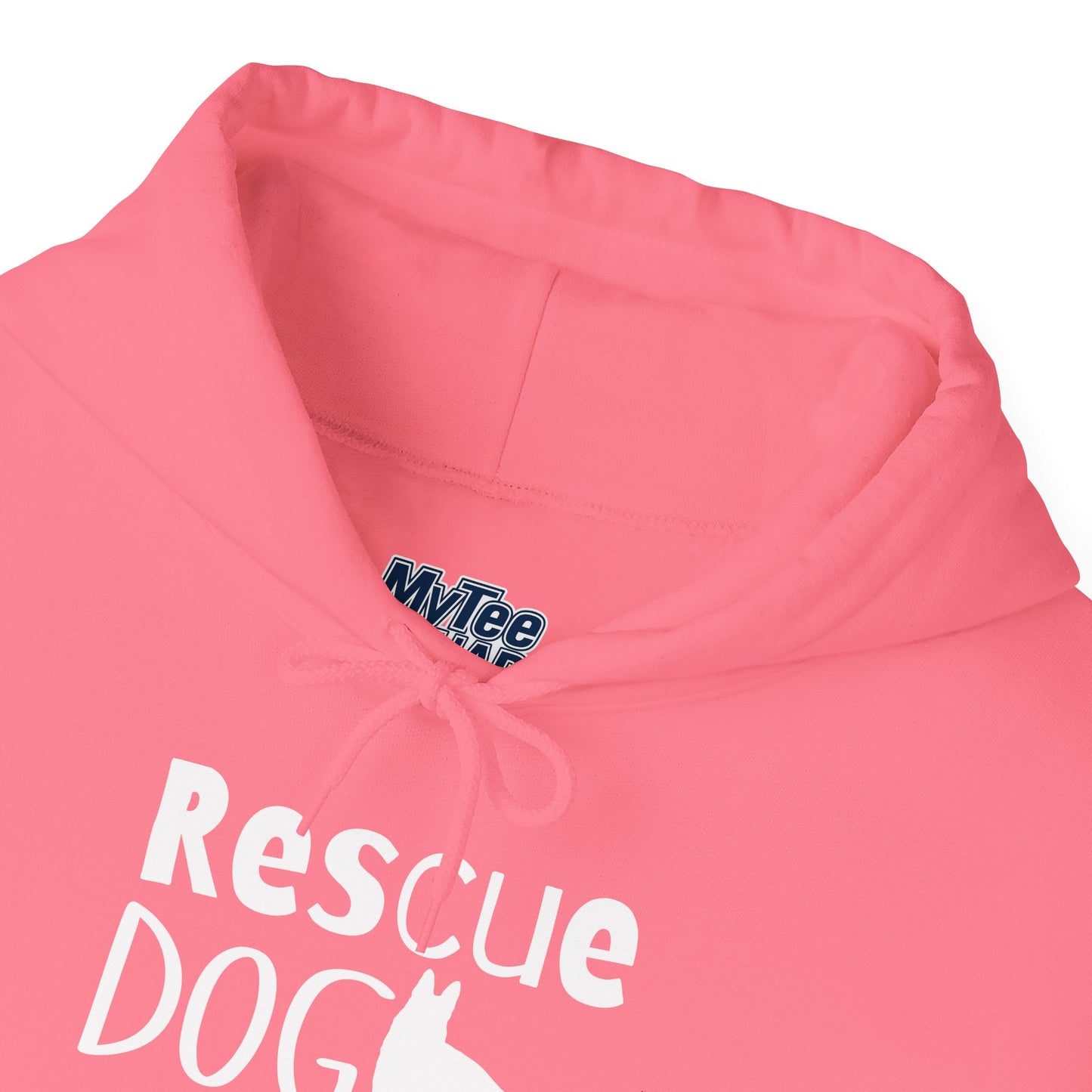 'Rescue Dog Mom Hoodie' - Cozy Sweatshirt for Pet Lover Mommies