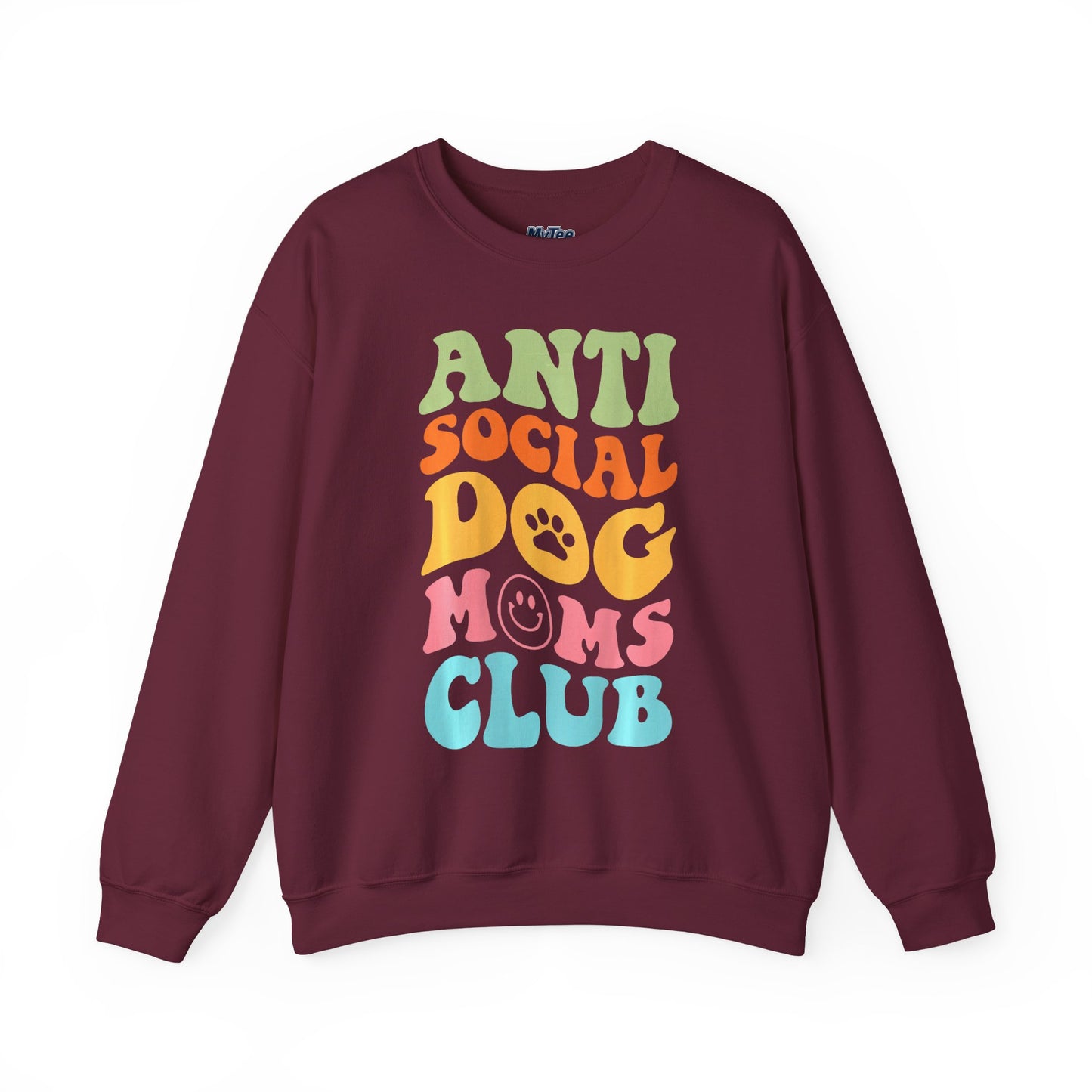 Anti-Social Dog Moms Club Sweatshirt | Relaxed Style For Fur Mama