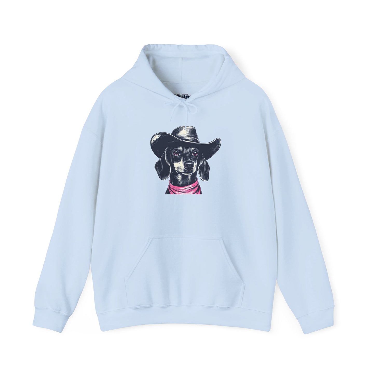 Dachshund Cowpoke Hoodie – Rodeo Pup Unisex Pullover