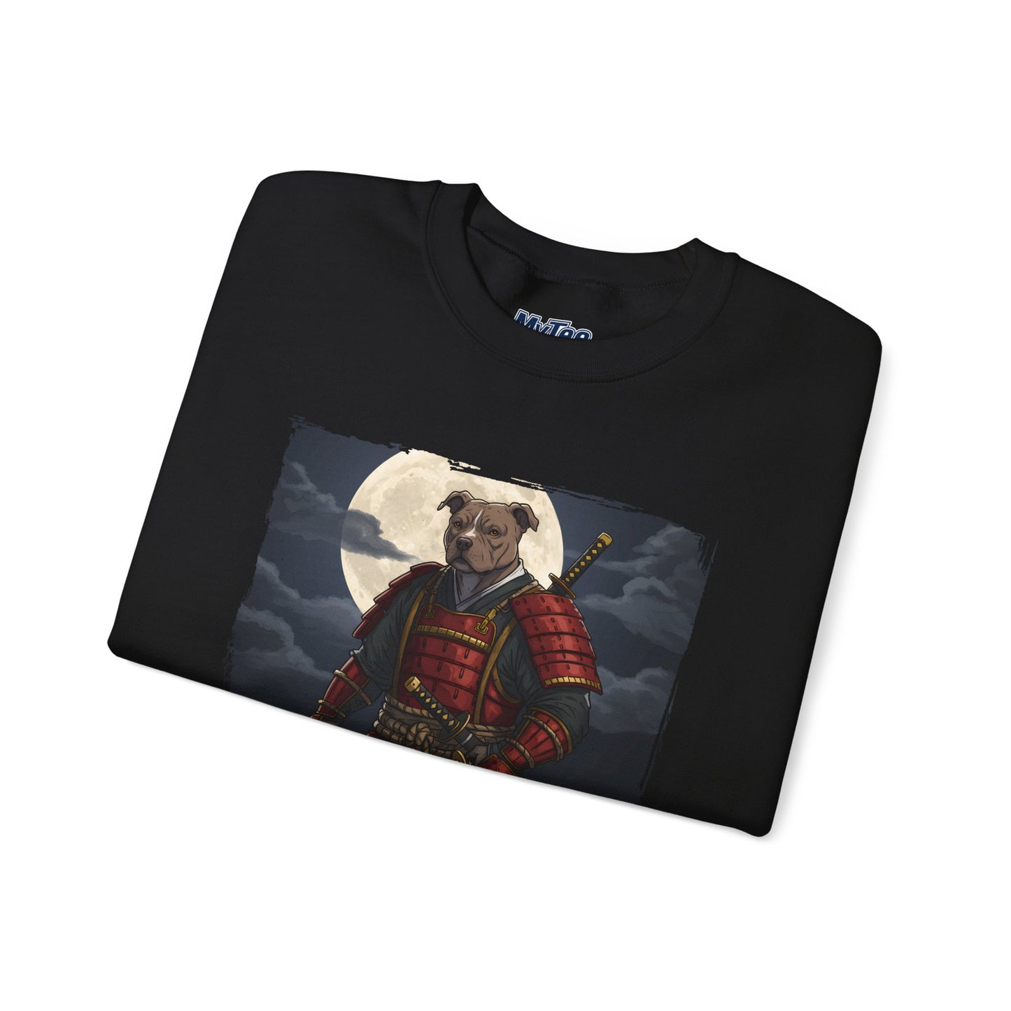 Pitbull Samurai Warrior Sweatshirt | Cozy Crewneck