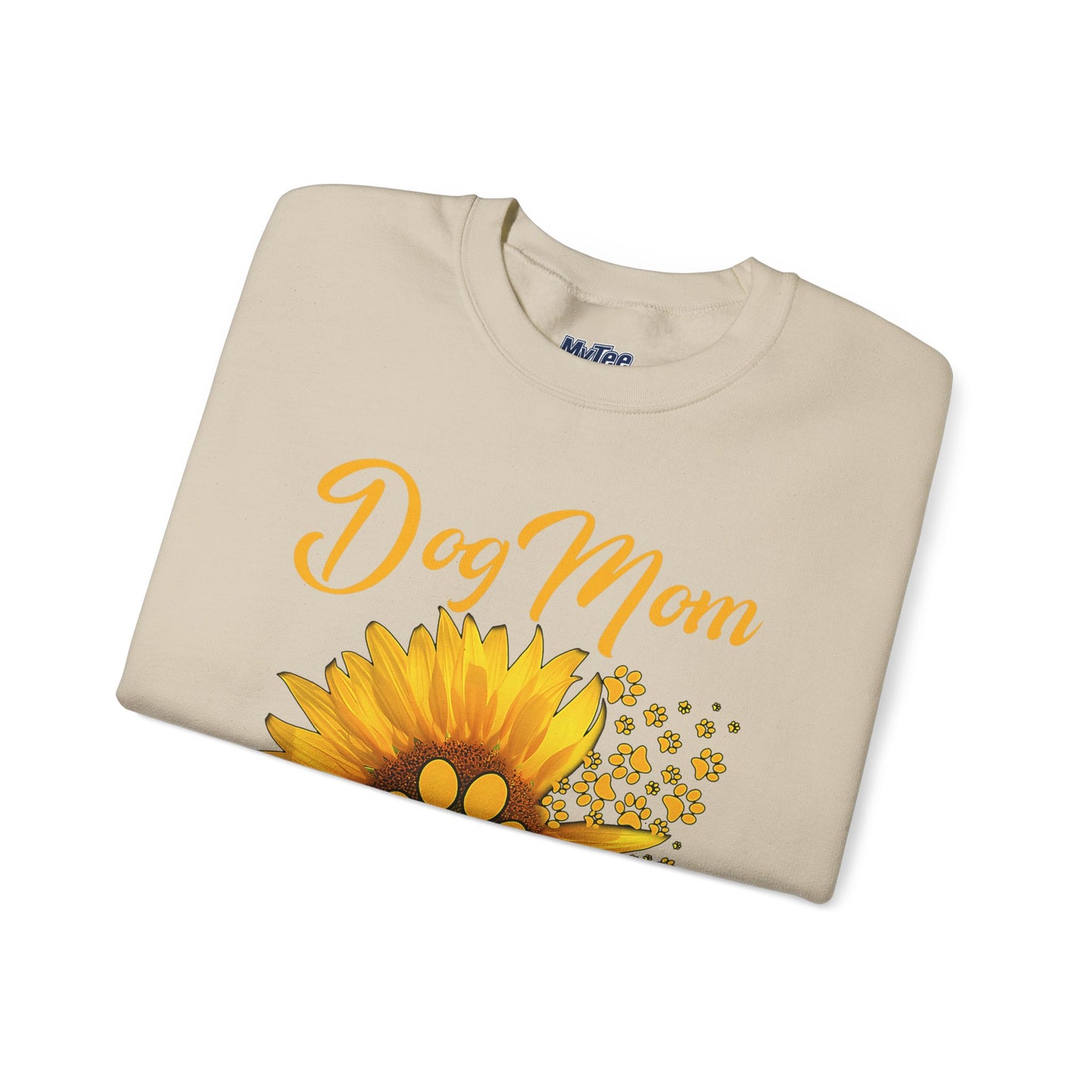Sunflower Soul, Dog Mom Heart Sweatshirt