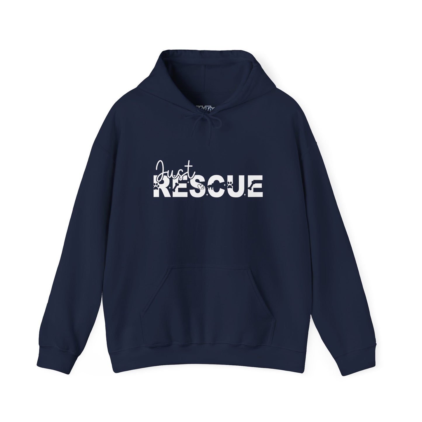 Bold Blue Just Rescue Unisex Hoodie – Speak For The Voiceless