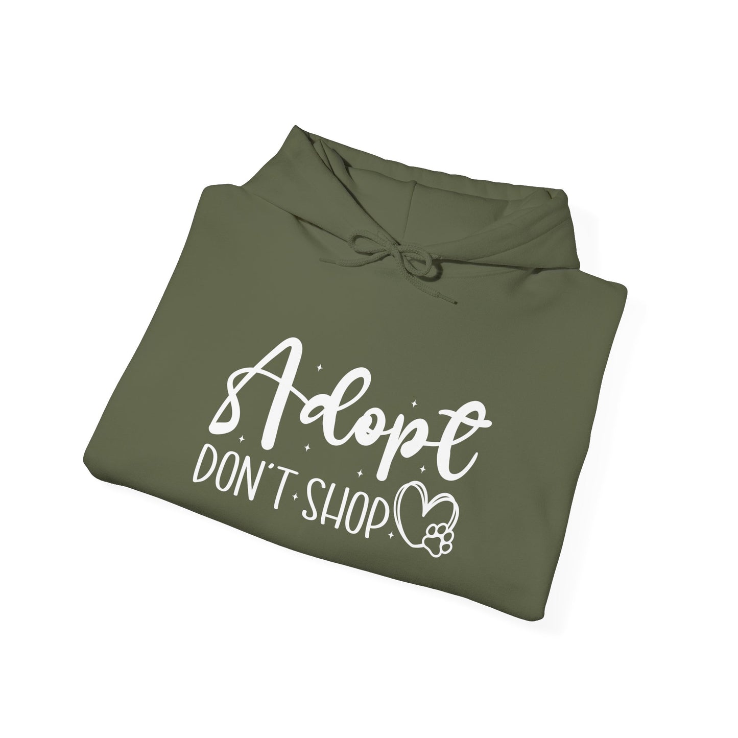 Adopt Don’t Shop Unisex Hoodie – Soft Statement Wear For Animal Lovers