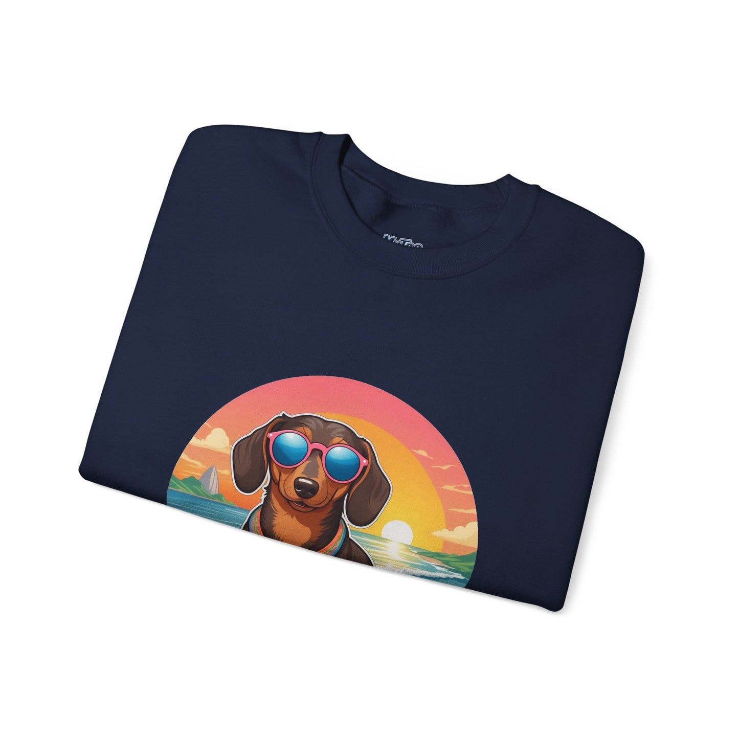Dachshund Sunset Chill Unisex Sweatshirts