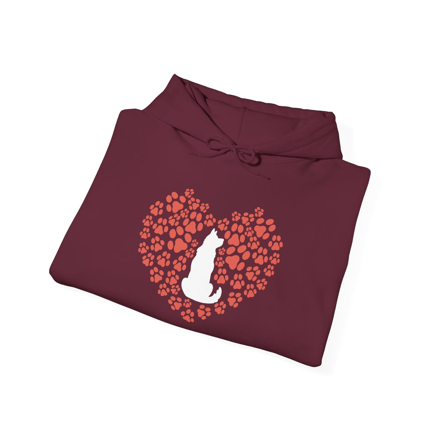 Heart Of A Cat – Minimalist Pet Lover Hoodie