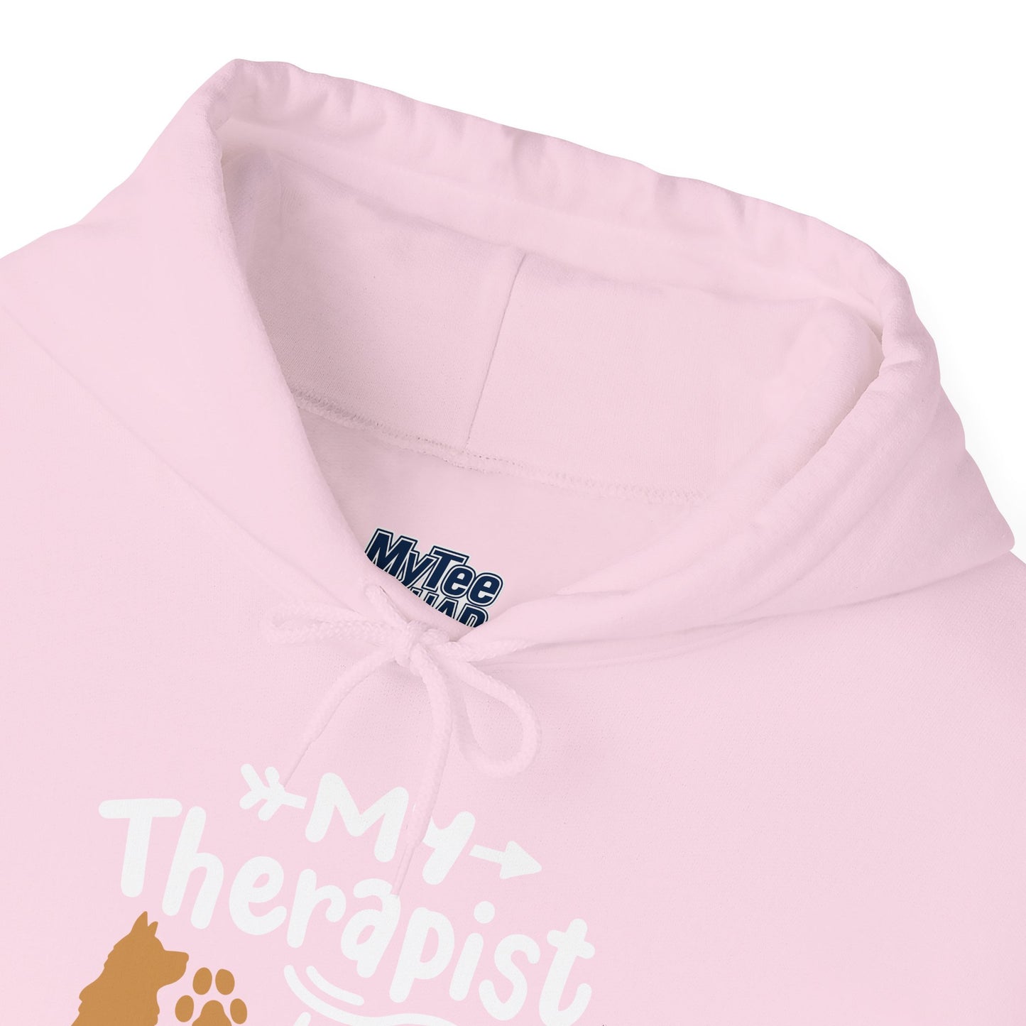 My Therapist Has Paws Pet Lover Hoodie | Animal Therapy Gift