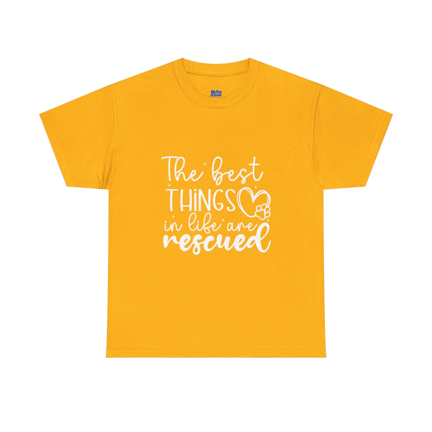 The Best Things In Life Are Rescue Unisex T-Shirt – Cozy Dog Love Vibes