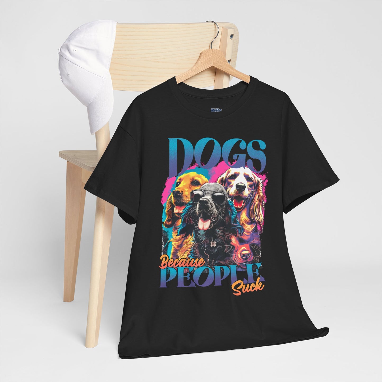 Dogs Because People Suck Unisex T-Shirts
