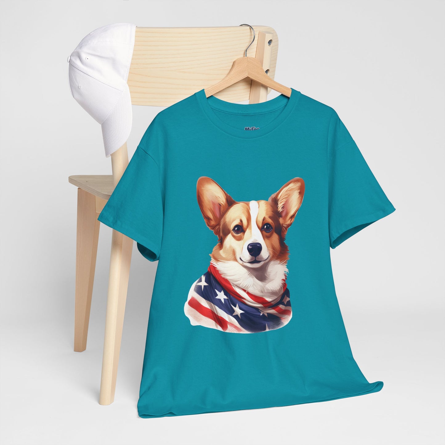 Patriotic Pembroke Welsh Corgi Unisex T-Shirt