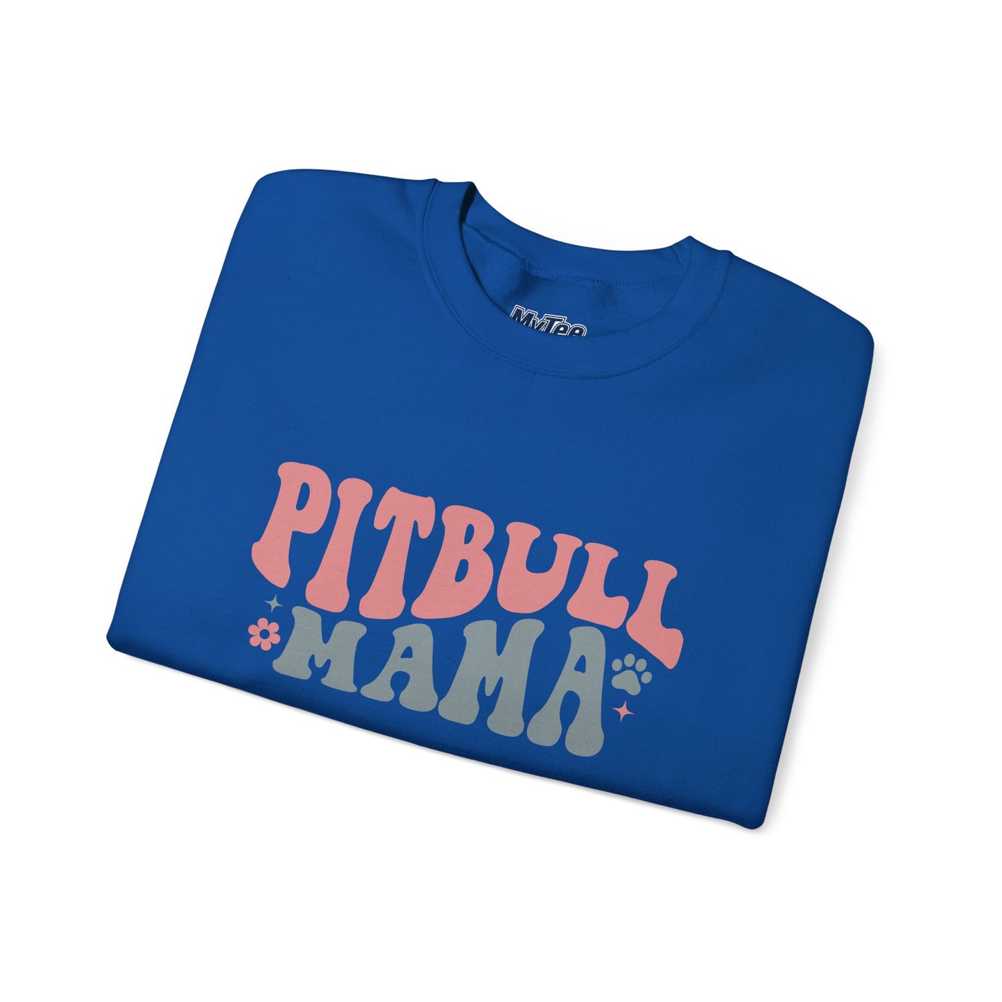 Pitbull Mama Crewneck Sweatshirt | Perfect Gift for Dog Mom