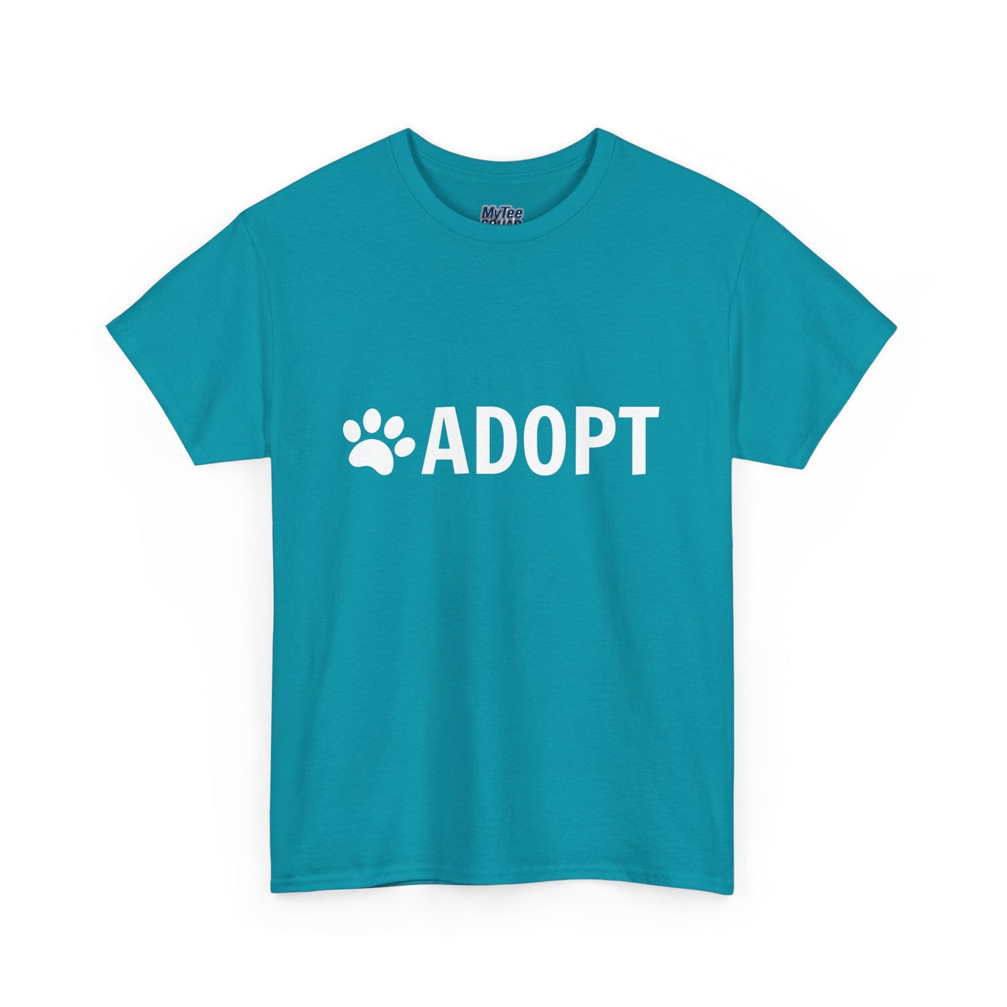 Adopt Unisex Heavy Cotton Tee | Perfect for Animal Lovers, Pet Adoption Events