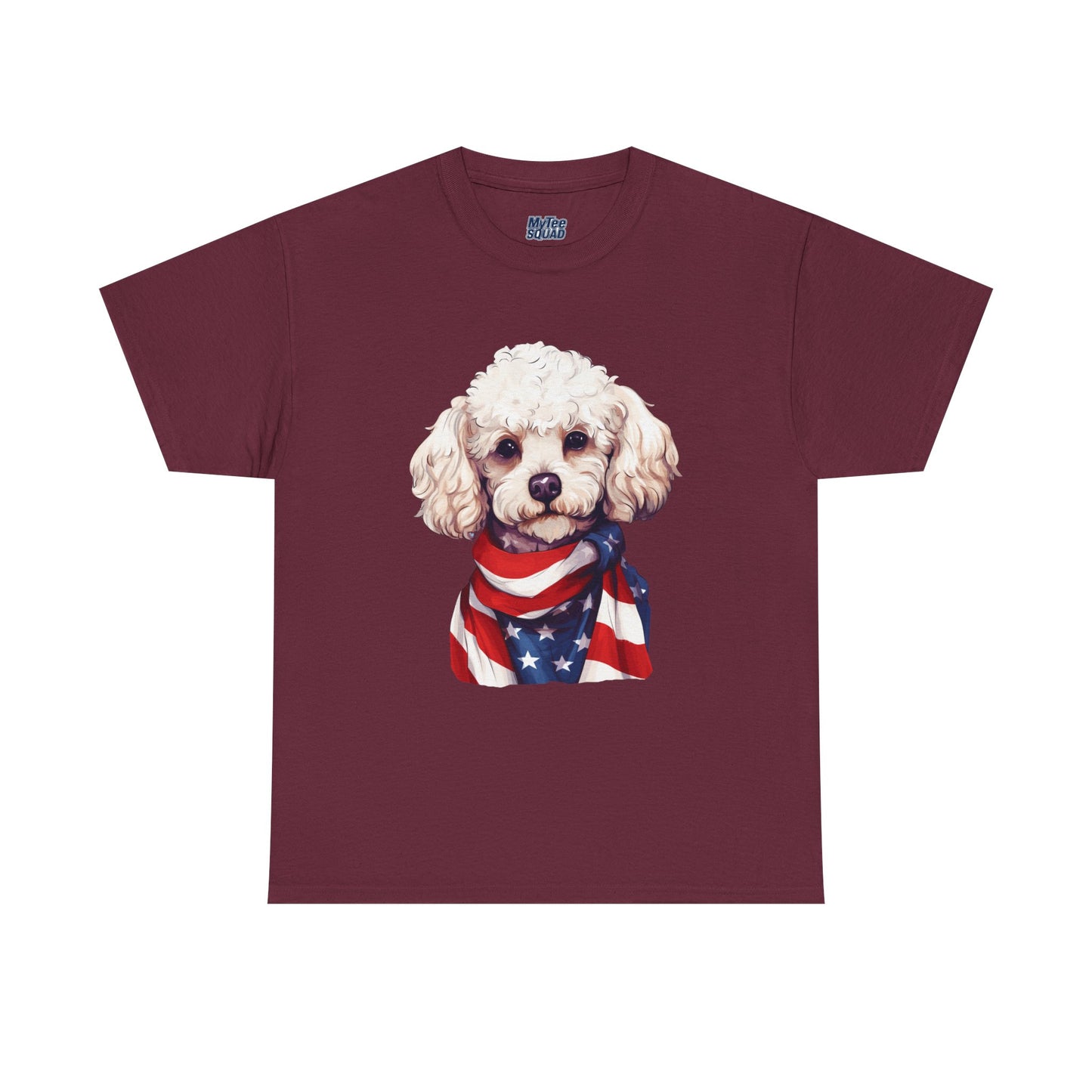 Patriotic Poodle Unisex T-Shirt