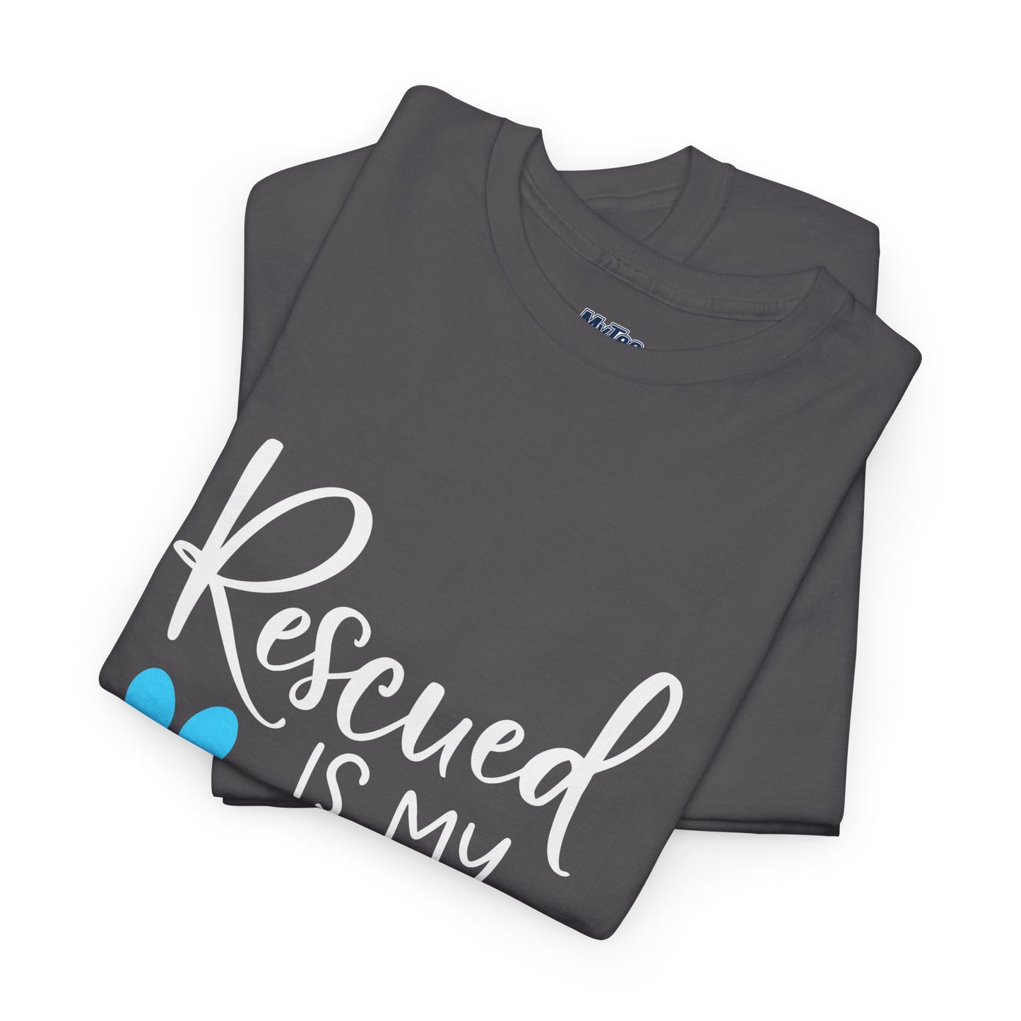 Rescued Is My Favorite Breed T-Shirt – Pet Adoption Love Tee
