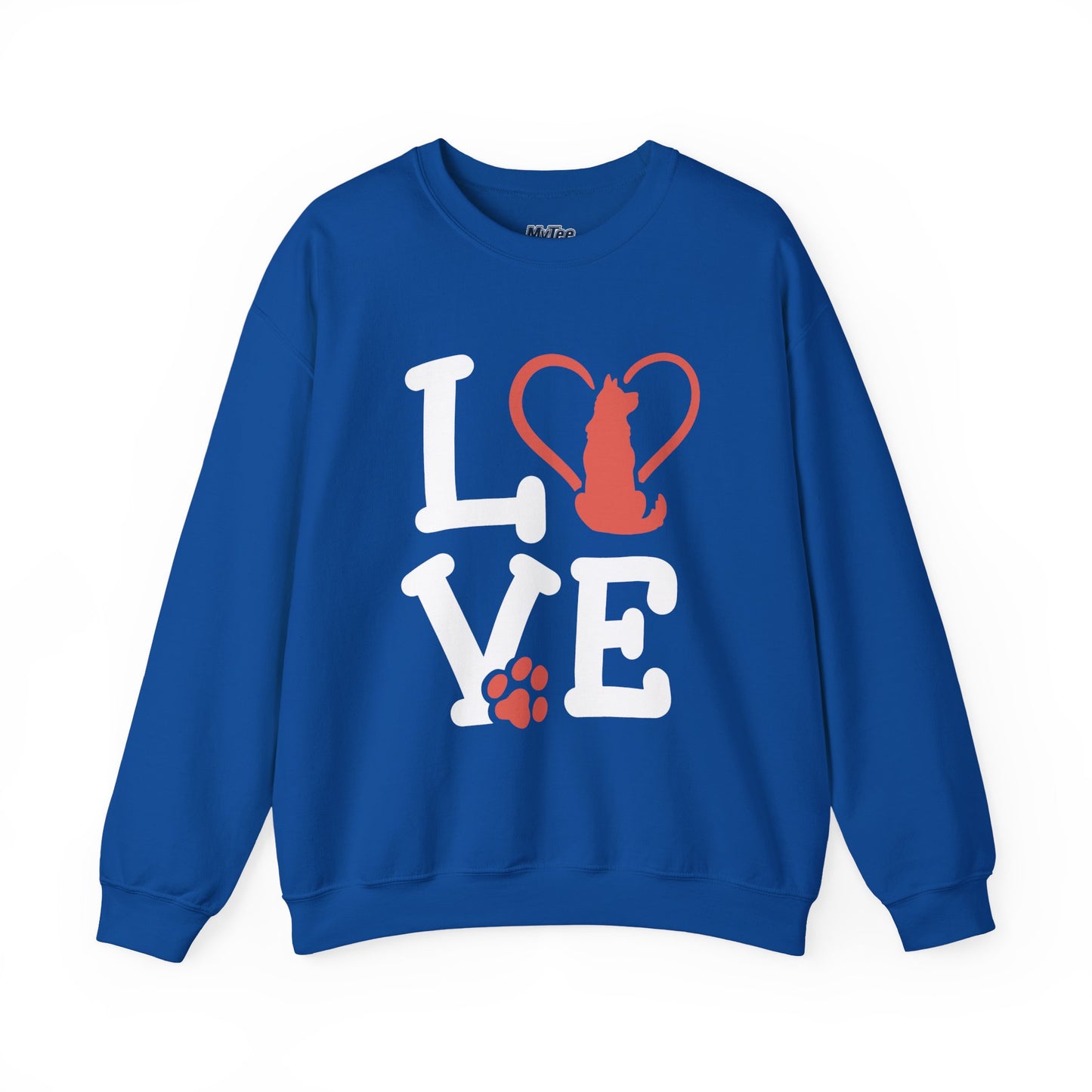 Love Cat Crewneck Sweatshirt - Perfect for Pet Lovers, Gift For Cat Owners