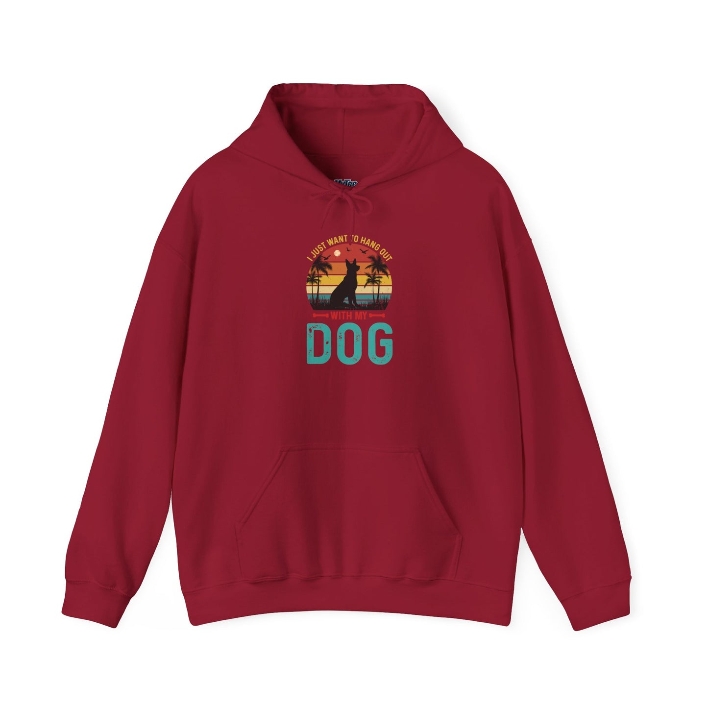 i Just Want To Hangout With My Dog' German Shephard Unisex T-Shirt