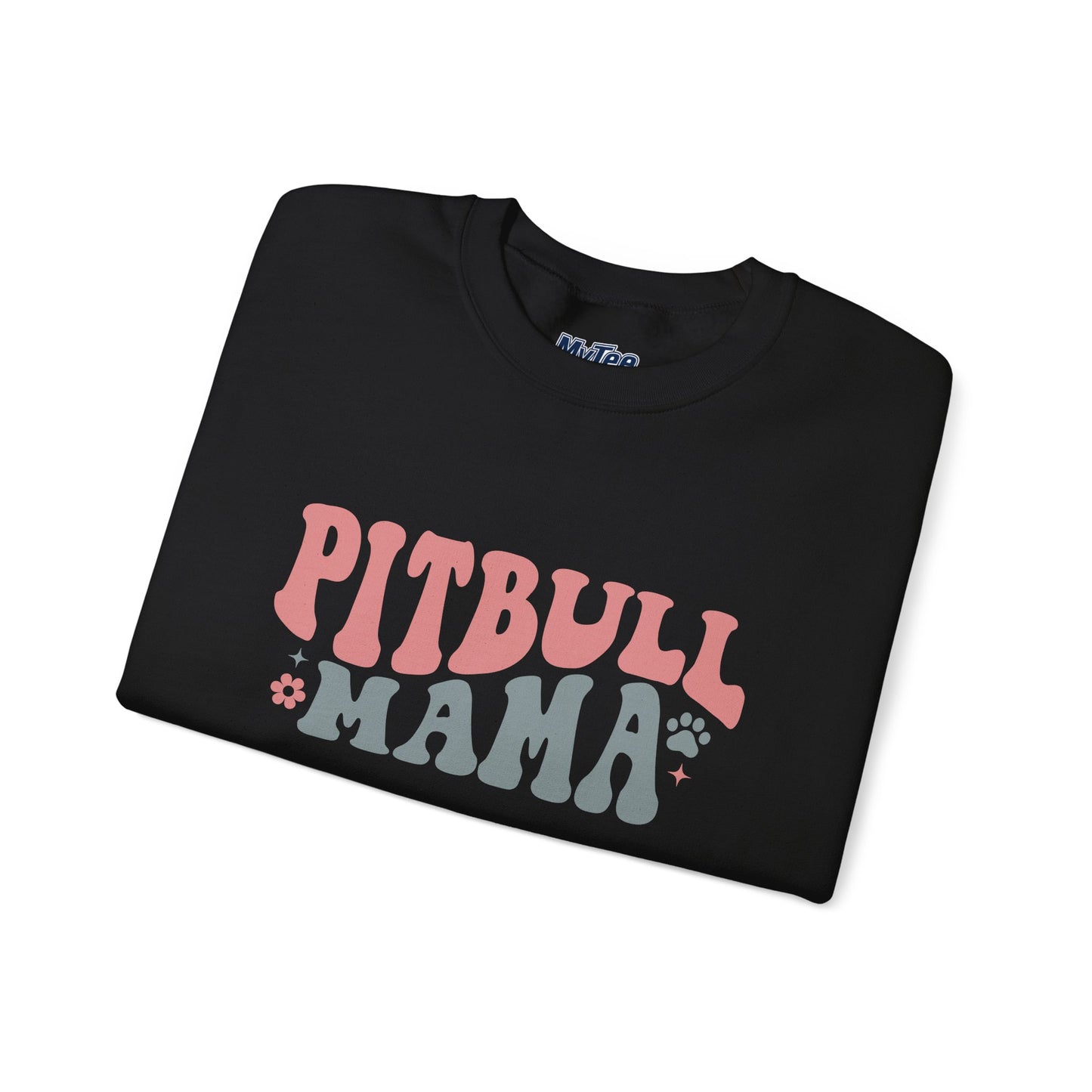 Pitbull Mama Crewneck Sweatshirt | Perfect Gift for Dog Mom