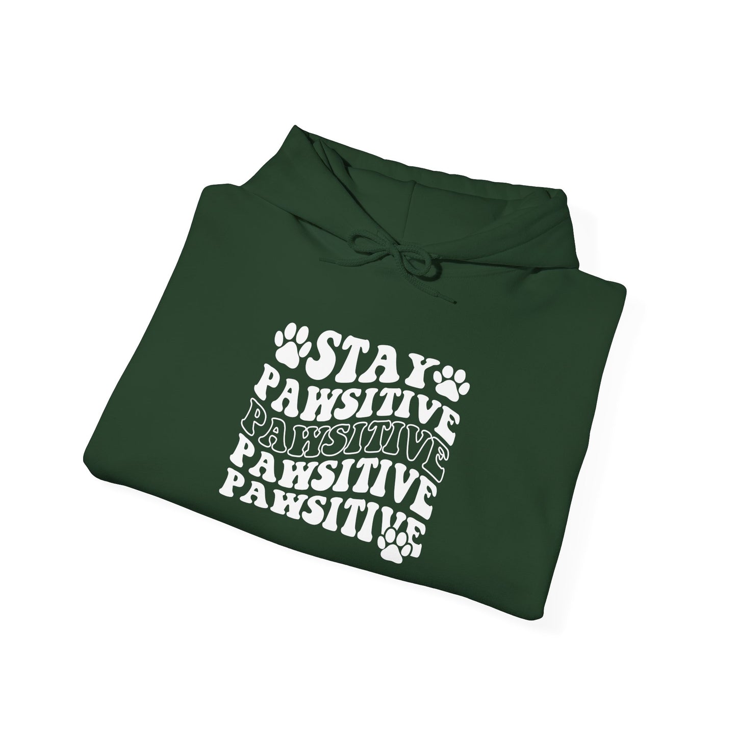 Stay Pawsitive Unisex Hoodie | Perfect for Celebrations & Holidays