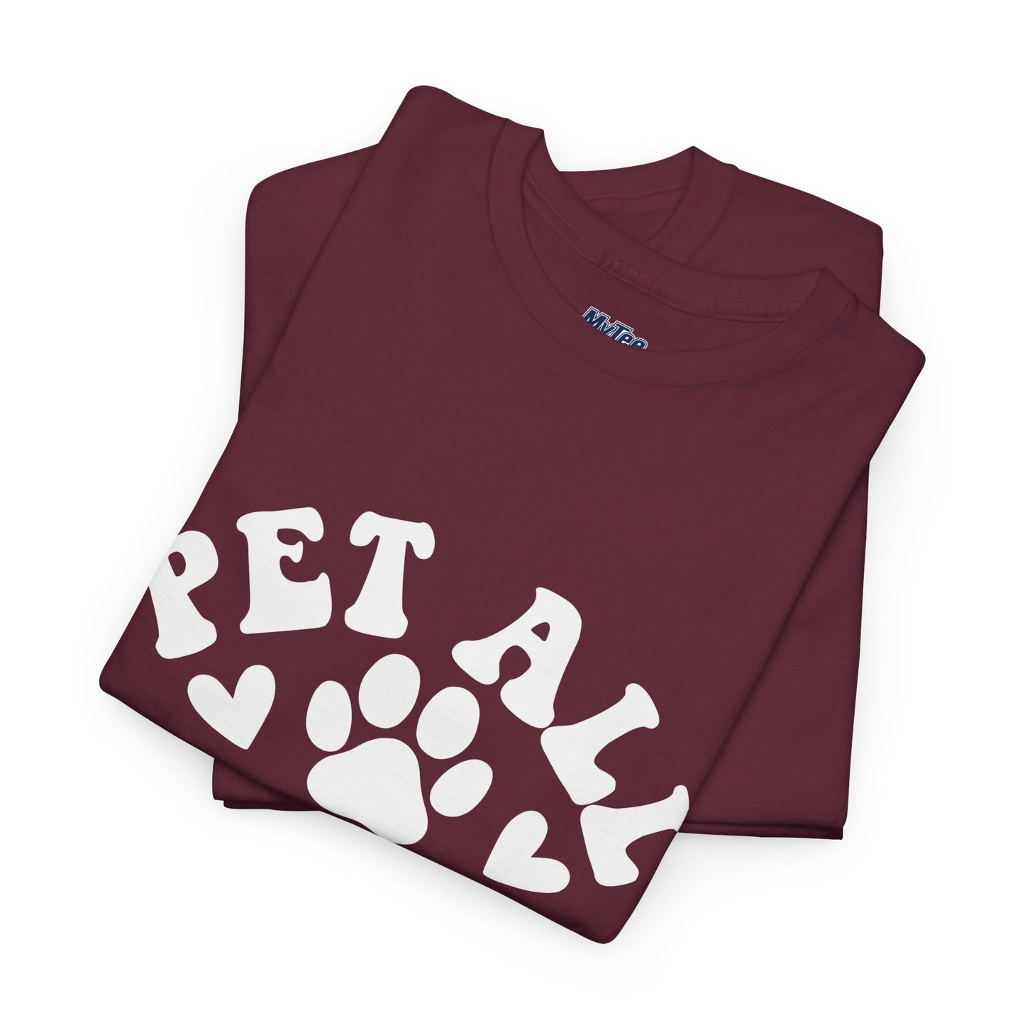 Pet All the Dogs Cotton T-Shirt, Dog Lover Tee