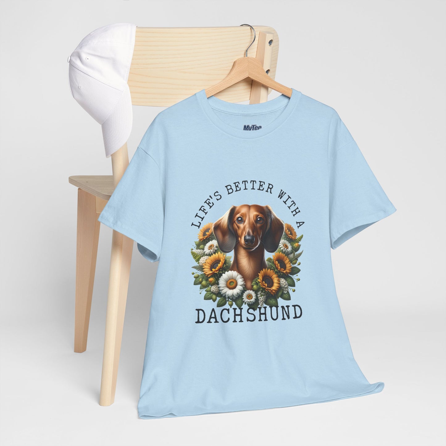 Dachshund Sunflower Unisex T-Shirt