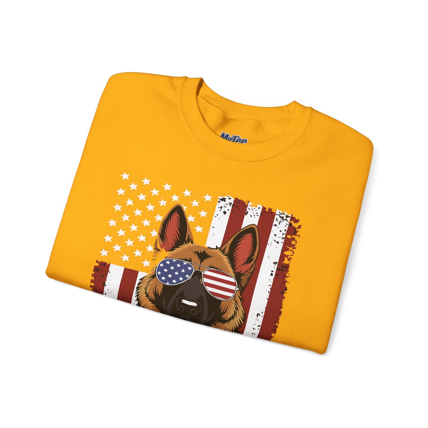 Patriotic German Shephard Dog Unisex Sweatshirt