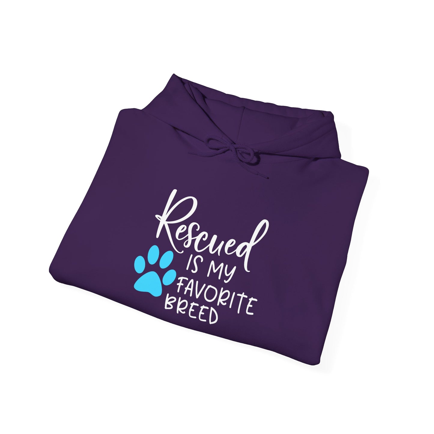 Rescued Is My Favorite Breed Unisex Hoodie – Shelter Dog Support