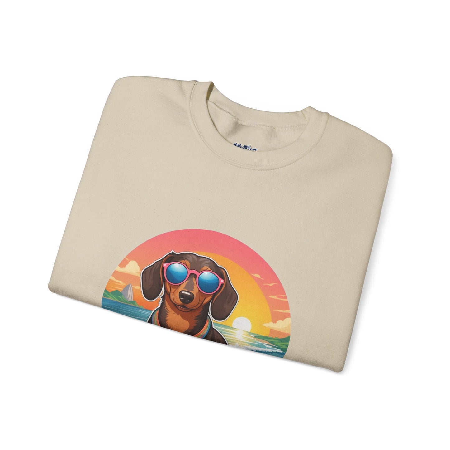 Dachshund Sunset Chill Unisex Sweatshirts