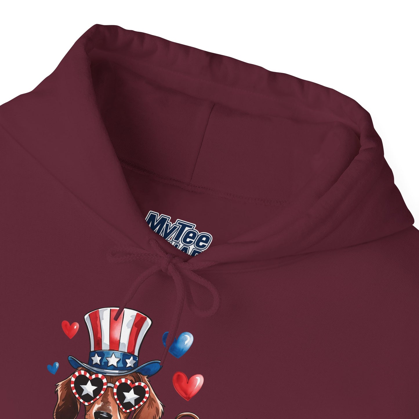Patriotic Dachshund Unisex Hoodie - Perfect For 4th Of July